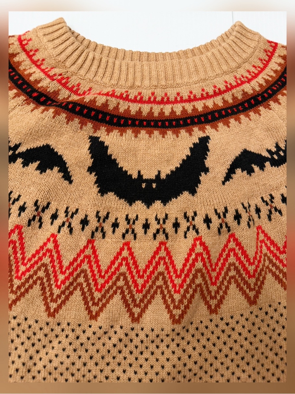 ModCloth It Be Like Bat Fair Isle Sweater - M - Picture 5 of 10